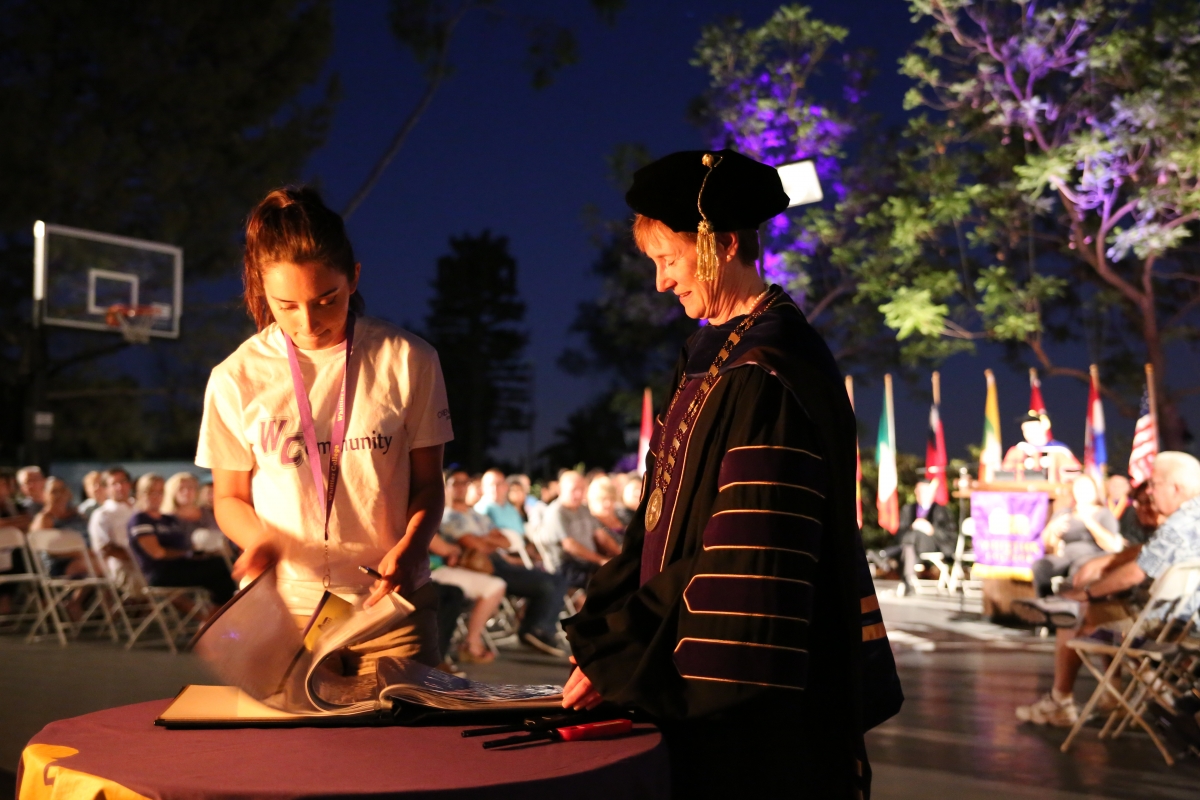 Whittier College, President Convocation, Class of 2019