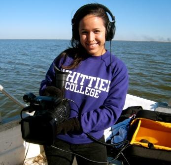 CCA Fellow Jennice Ontiveros '12 works on a film documentary project