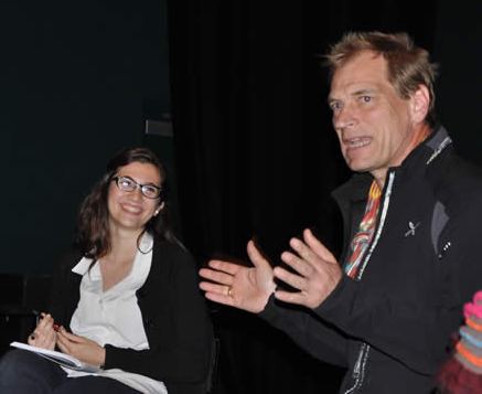 Actor Julian Sands talks about the craft of acting and writing with students