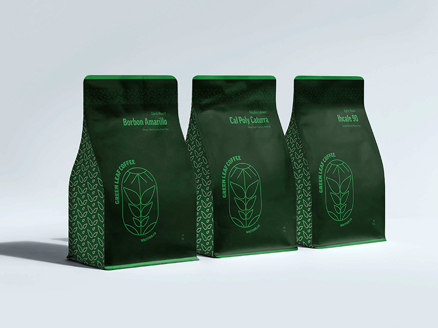 Bags of coffee