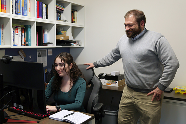 Natasha and Professor Hanson