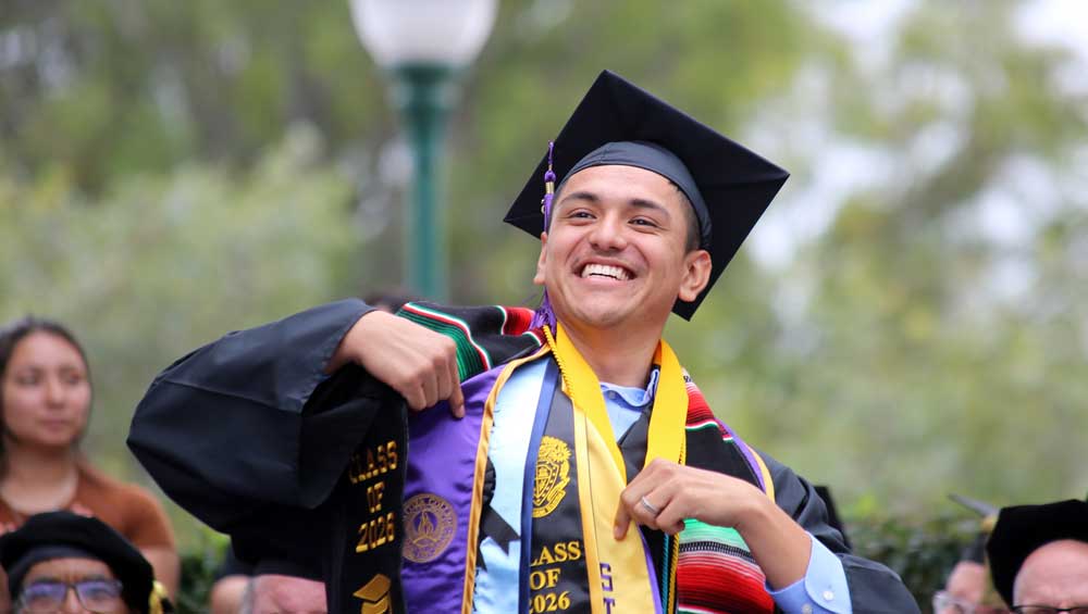 Student at graduation