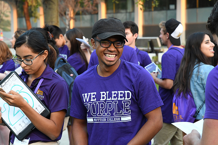 Students at Orientation