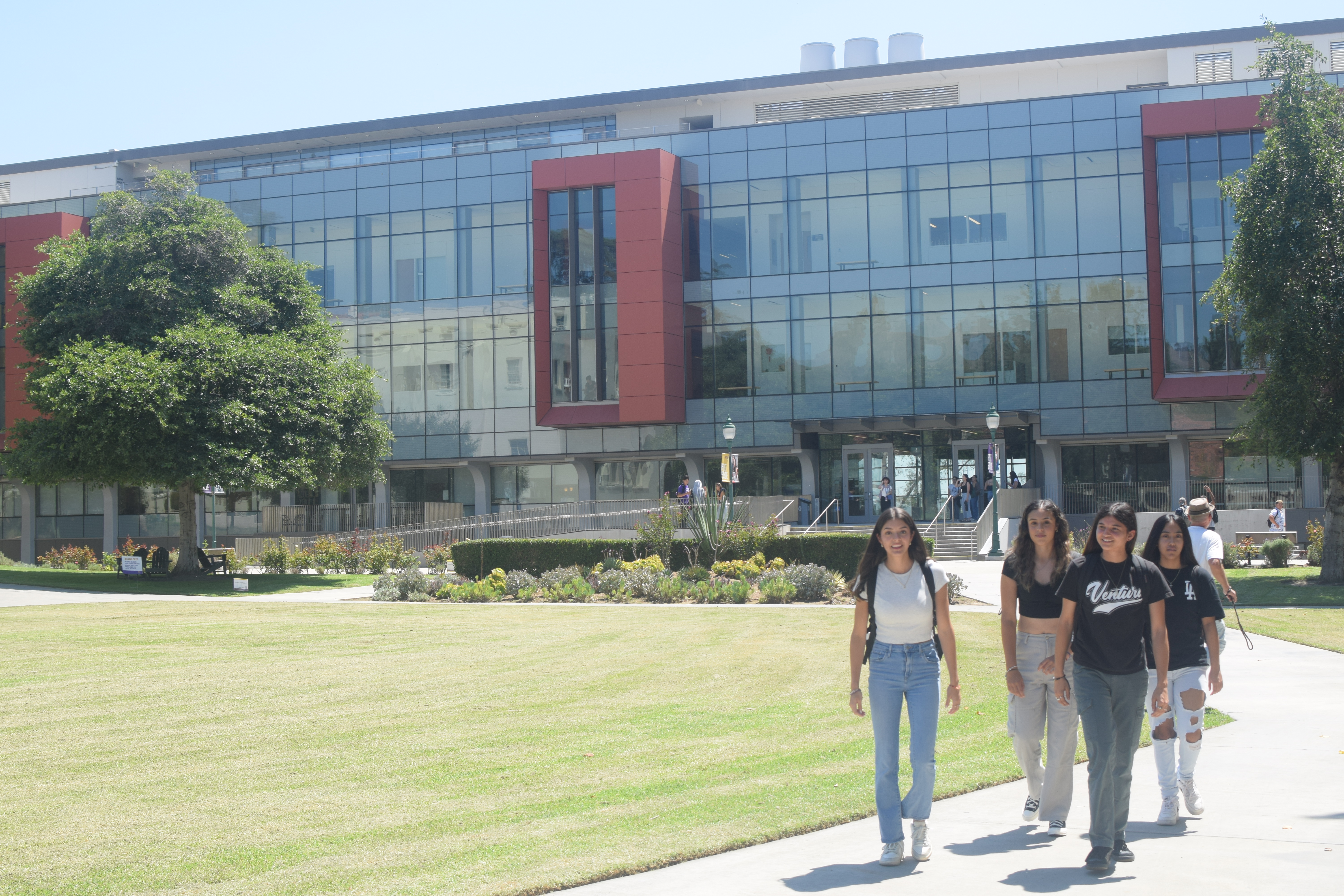 Students at Whittier College