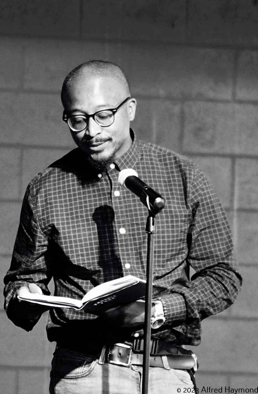 Assistant English Professor Douglas Manuel | Photo by Alfred Haymond