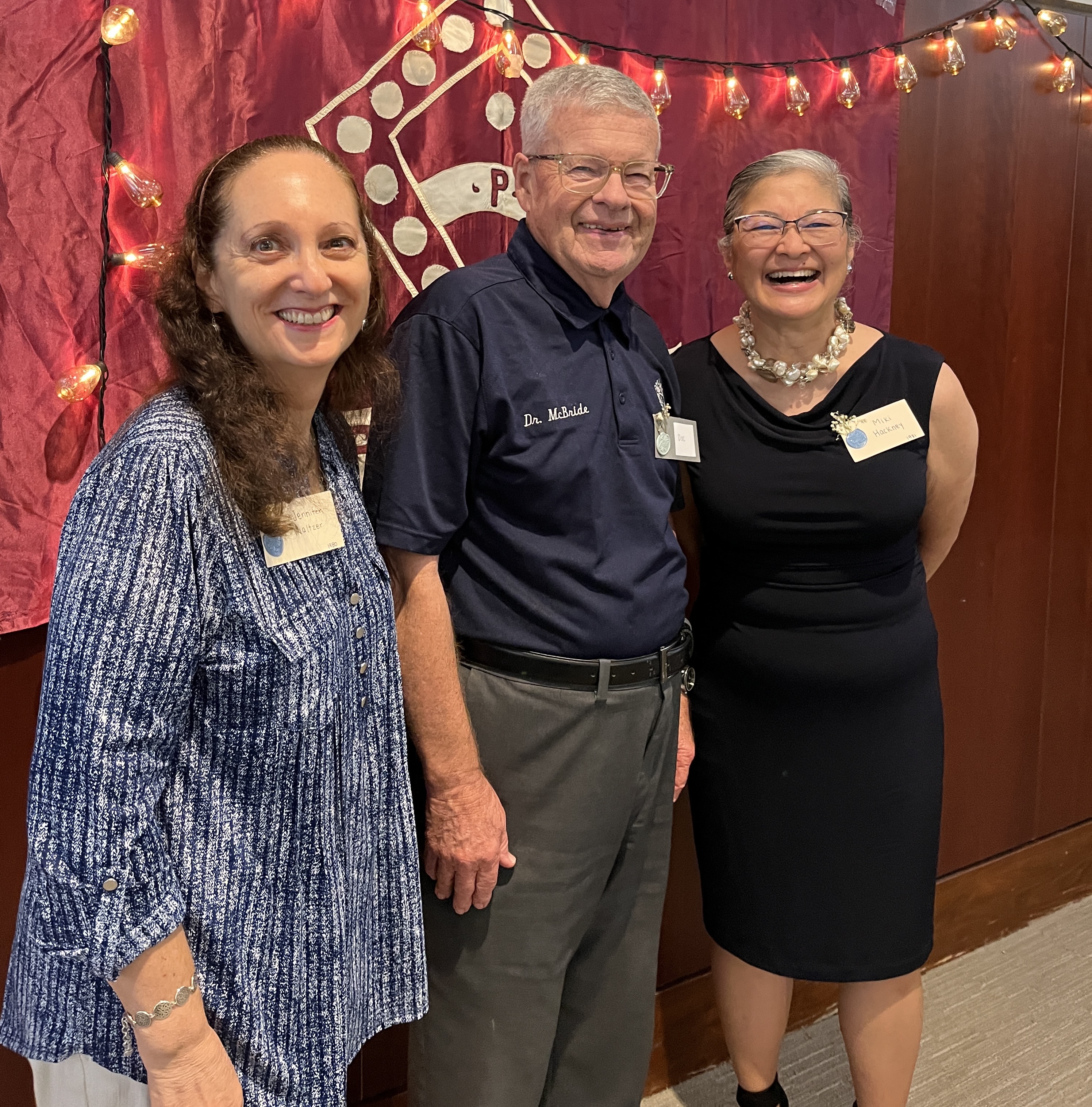 Jennifer A. (Mason) Waltzer '80 at a Palmer reunion.
