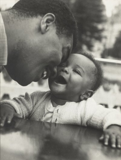 Paul B. Moses with Michael Moses, c. 1964. (Collection of Michael A. Moses)