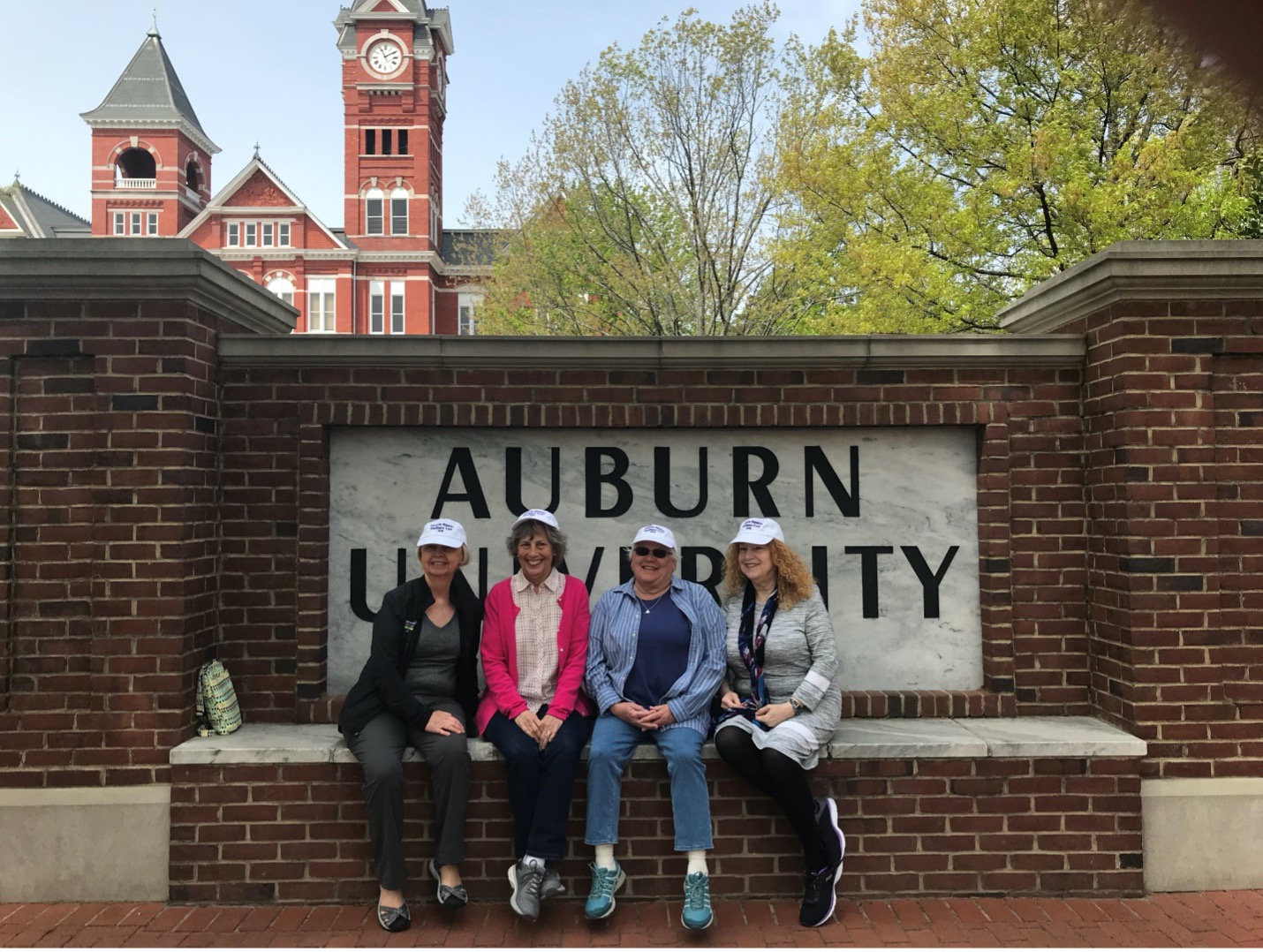 Nancy Morris with friends