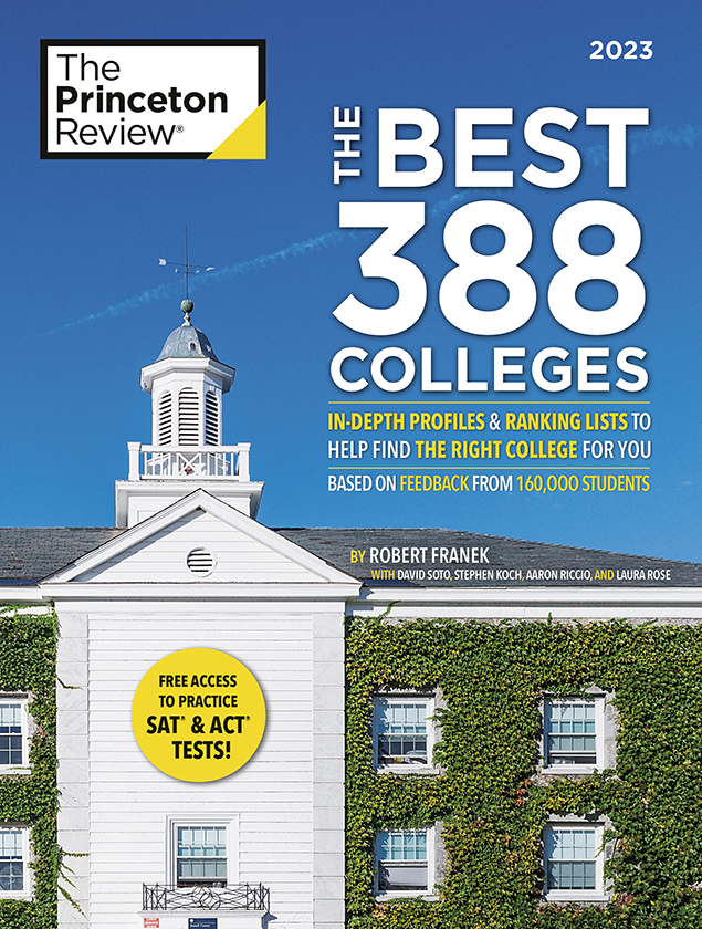 The Princeton Review: The Best 388 Colleges book cover