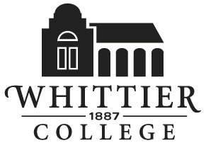 Black whittier college logo