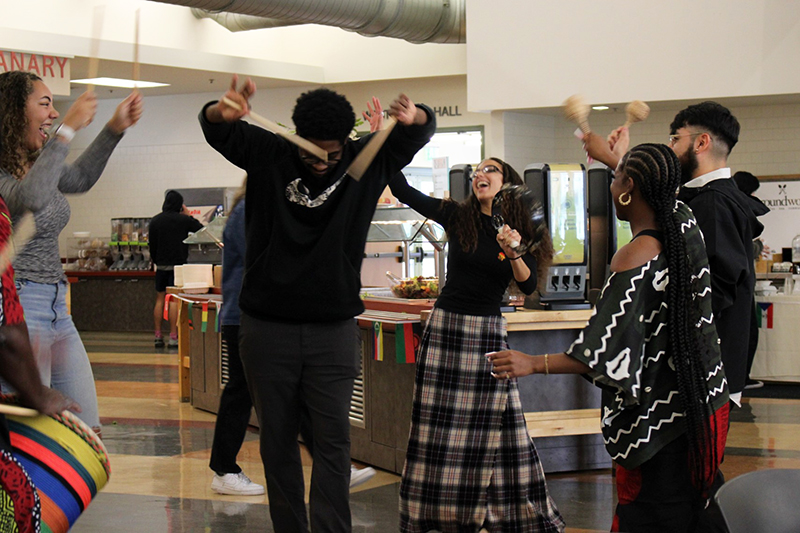 Students celebrating