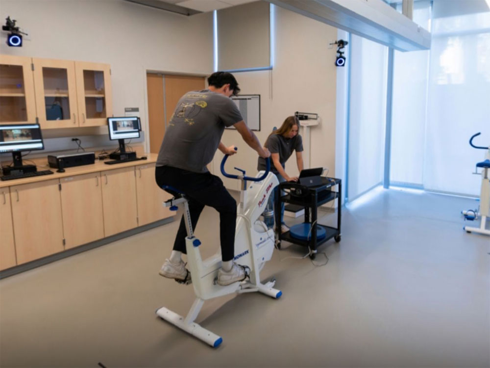 Students in kinesiology lab