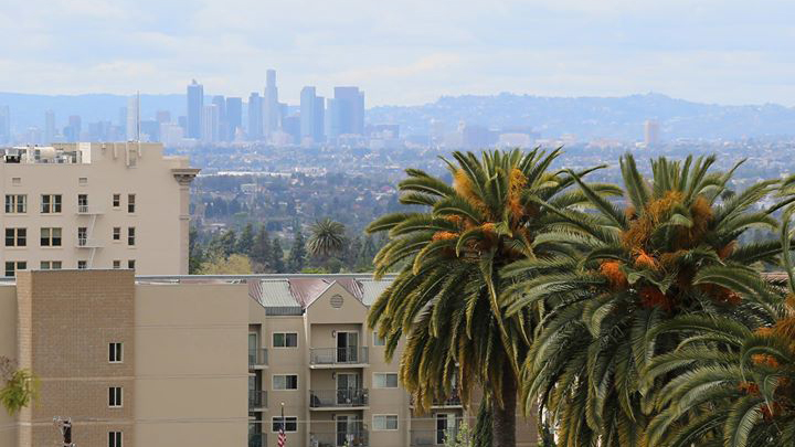 View of downtown Los Angeles