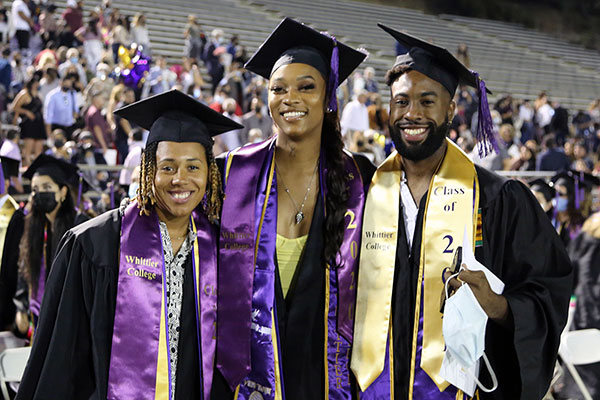 Three graduates