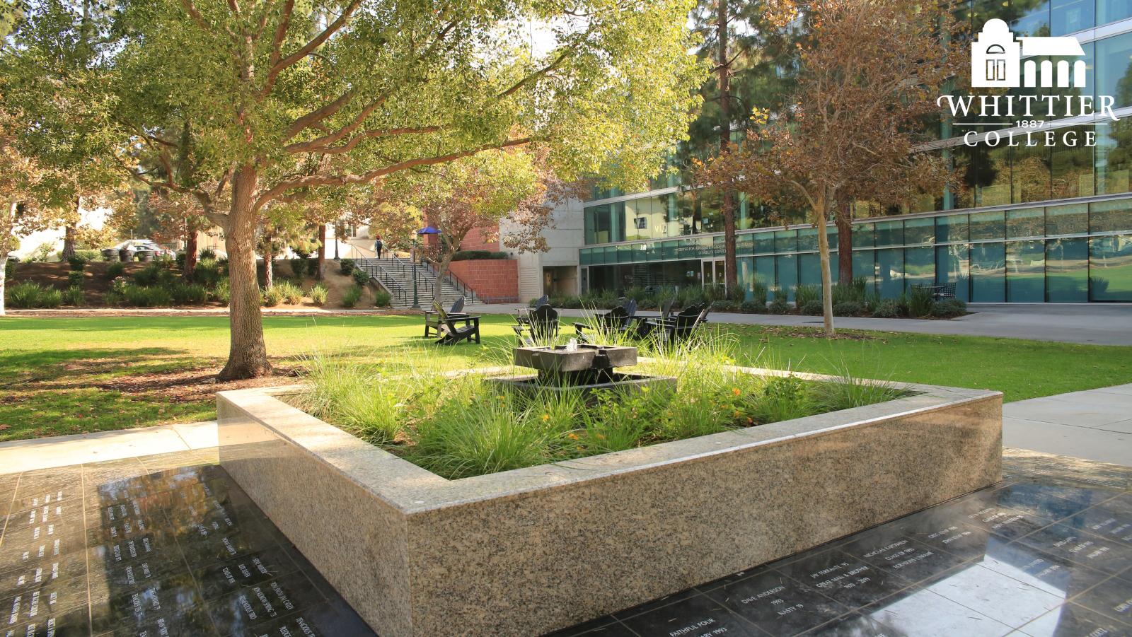 whittier college fountain