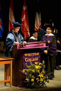 Humanitarian-Authors Isabel Allende and William C. Gordon Receive Honorary Degrees