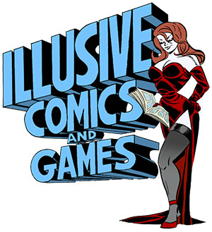 Logo for Illusive Comics
