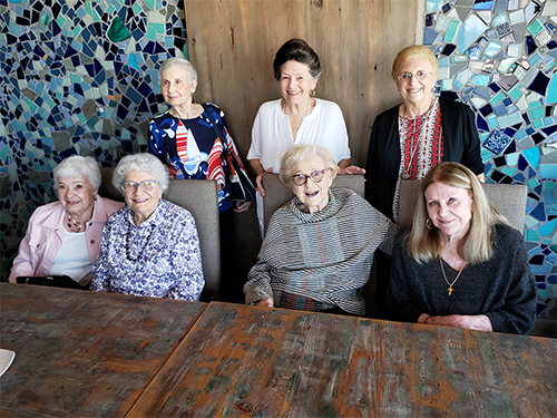 women at a luncheon