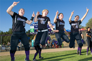 Whittier College softball team