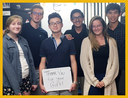 Students 'Thank You" Photo