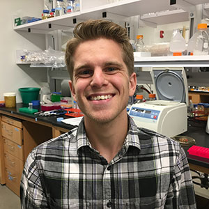 Biology alumnus Hayden Schmidt