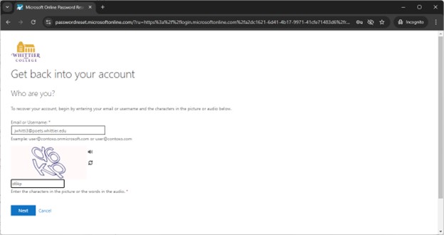 Captcha Screen