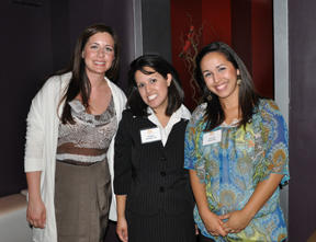 Latino Alumni Mentors Host etiquette dinner. 