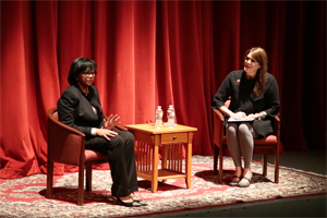 Cheryl Boone Isaacs and Jennifer Holmes