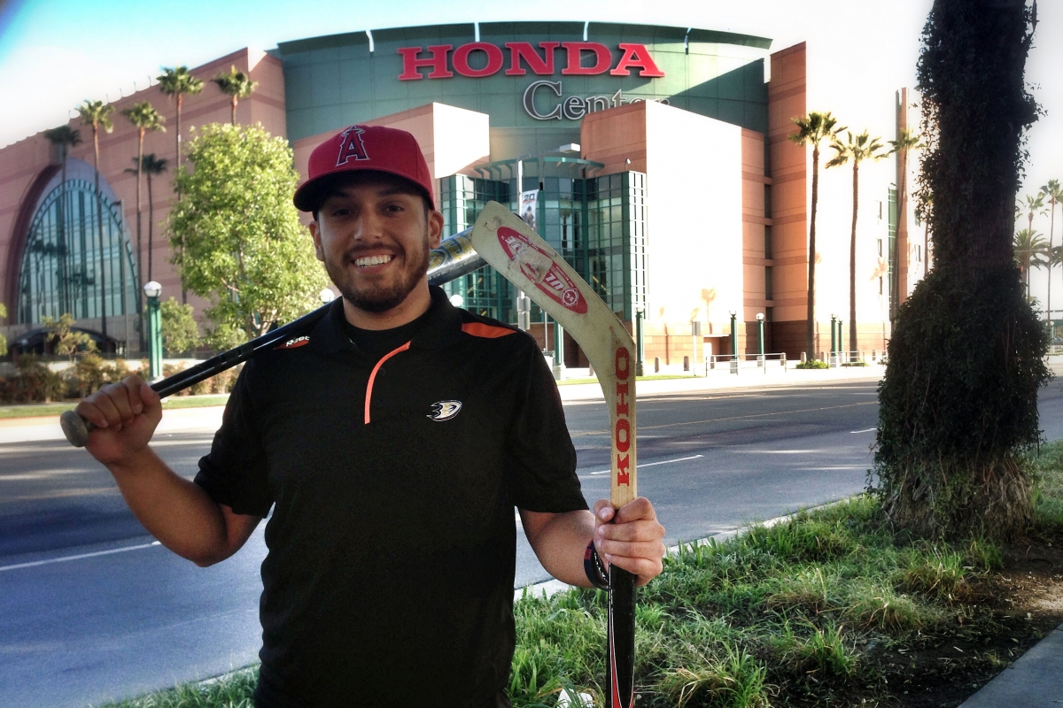 Josh Guereque at Honda Center