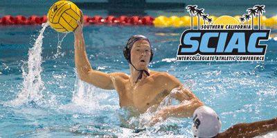 male water polo player in the pool