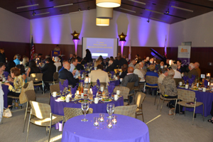 reception in Villalobos Hall 