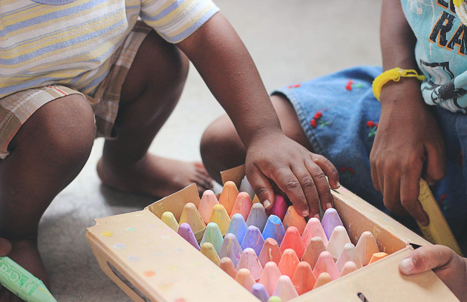 Children playing