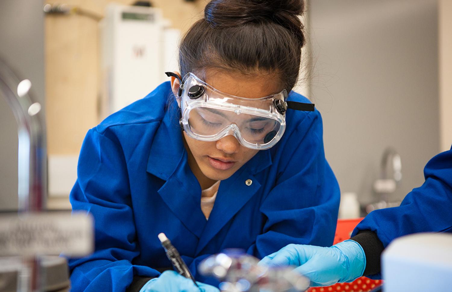 Biology student