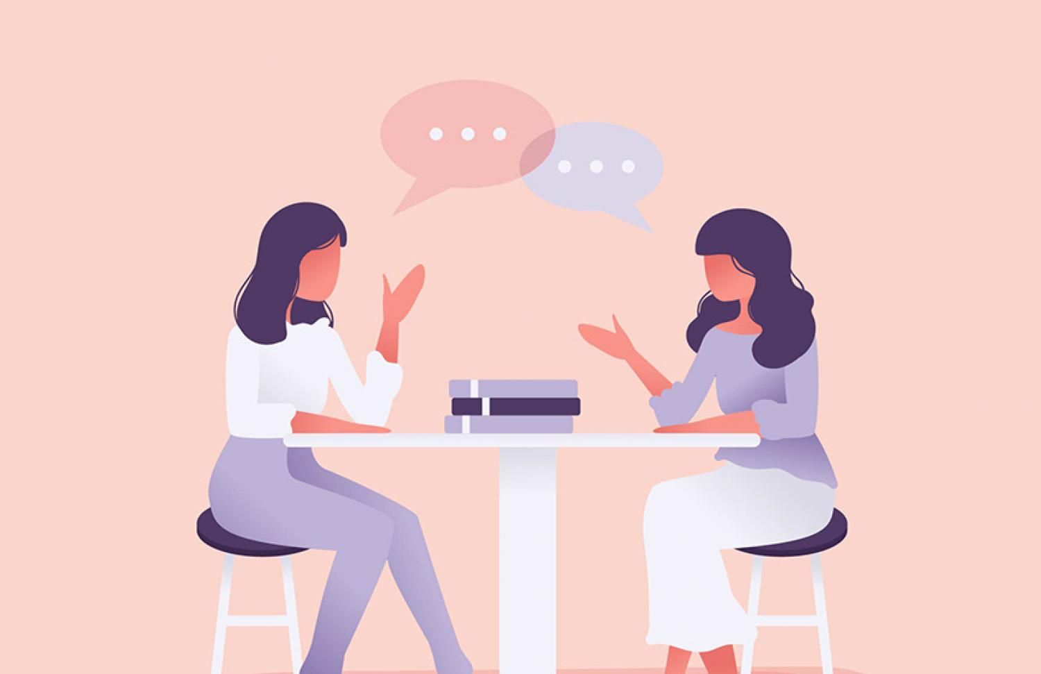 People talking