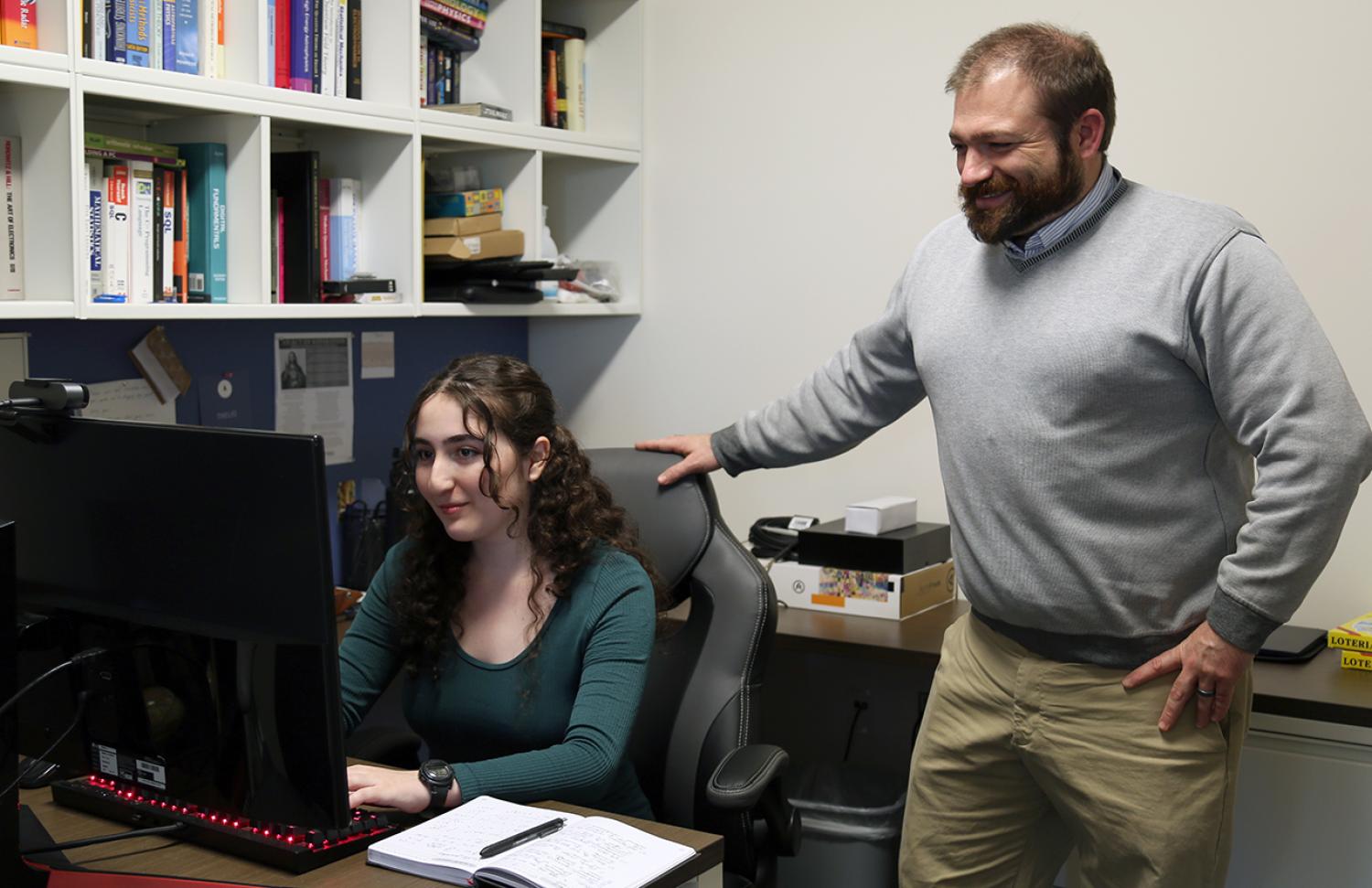 Natasha and Professor Hanson