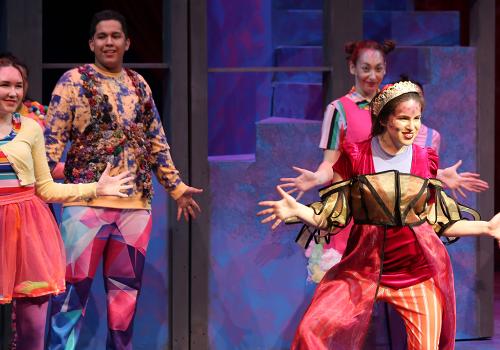 Students perform in 'Pippin'