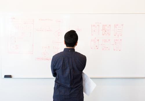 Student at White Board
