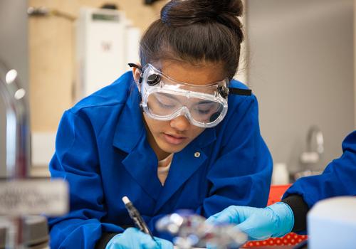 Biology student