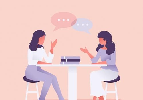 People talking