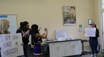 Students in class