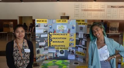 Students at the Community Expo