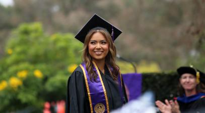 Samantha Martinez '26 at Commencement
