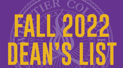 Whittier College Seal, Fall 2022 Dean's List 