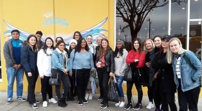 Photo of students at Homeboy Industries