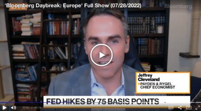 Jeffrey Cleveland on Bloomberg News Europe