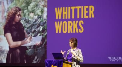 President Kristine Dillon ’73, Ph.D., welcomed Poets back for Homecoming Weekend with the 2025 State of the College Address and Poet Awards ceremony.