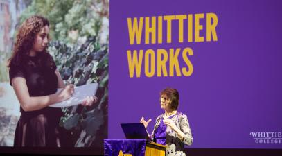 President Kristine Dillon ’73, Ph.D., welcomed Poets back for Homecoming Weekend with the 2025 State of the College Address and Poet Awards ceremony.