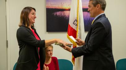 Valerie Termini Swearing In