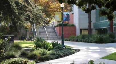 Campus walkway