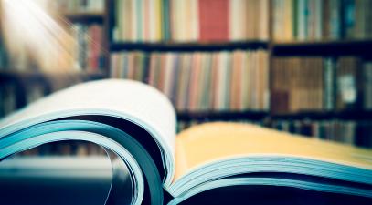 Magazines and books.